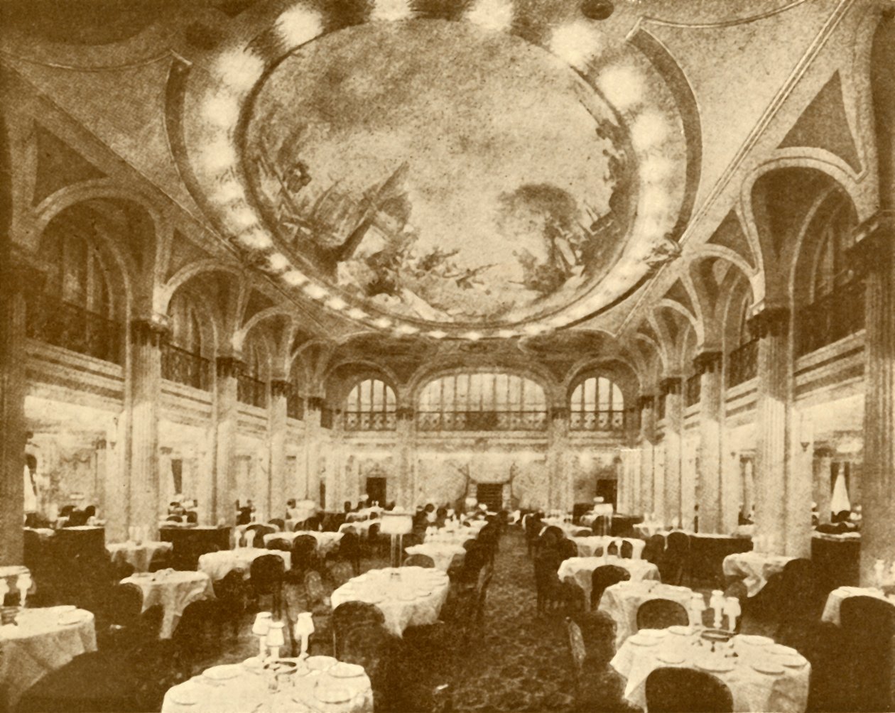 The Lavishly Decorated Main Dining Saloon of the Leviathan by Unbekannt