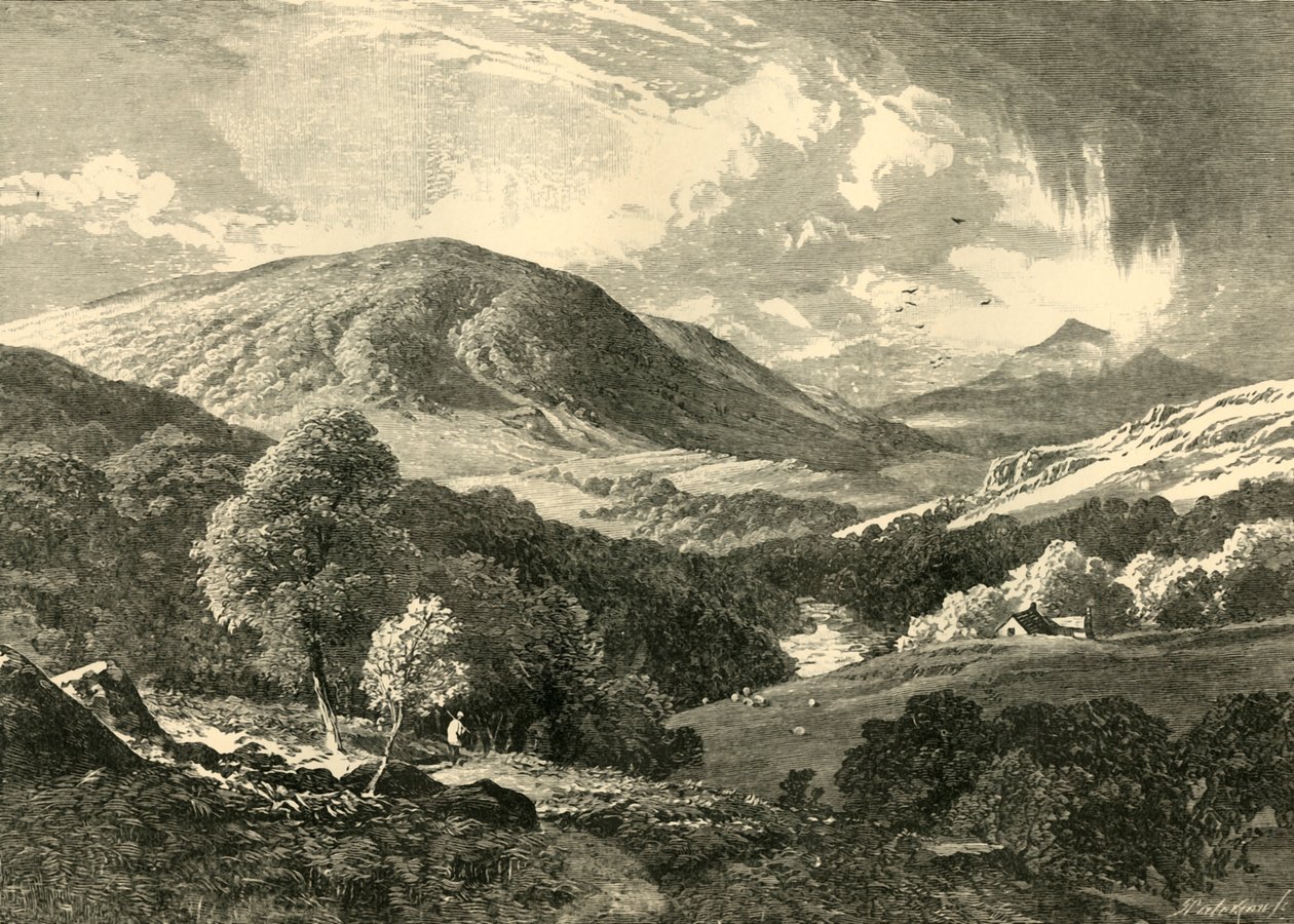 The Lledr Valley, 1898 by Unbekannt