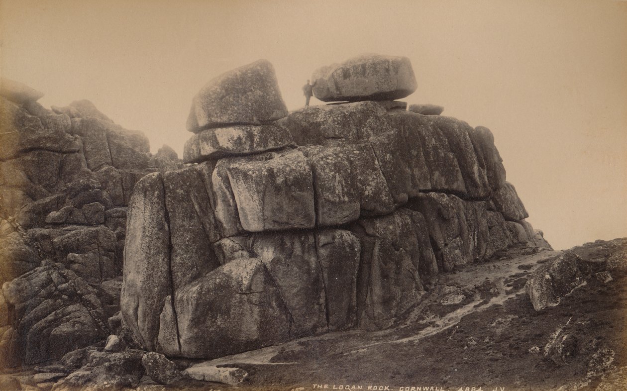 The Logan Rock, Cornwall by Unbekannt