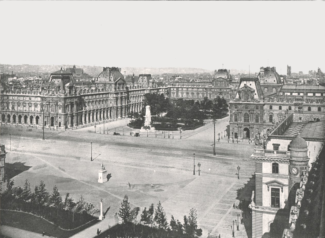 The Louvre, Paris, France, 1895 by Unbekannt