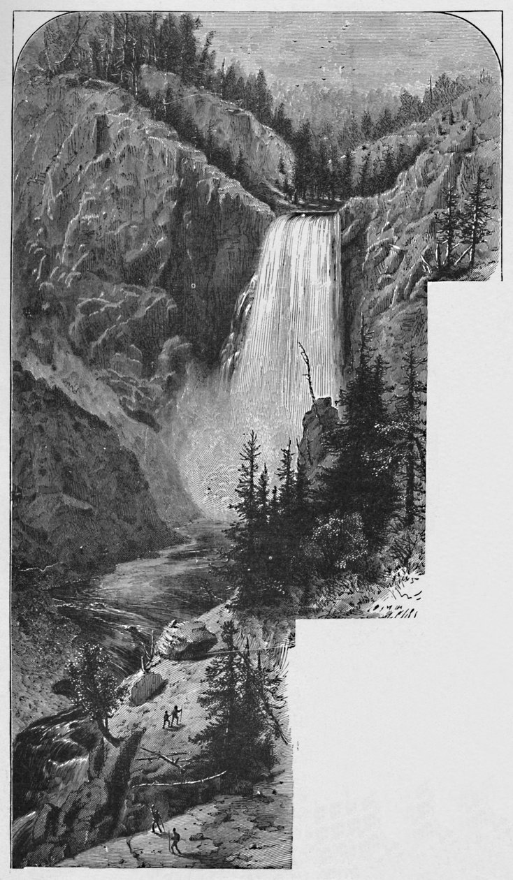 The Lower Falls, 1883 by Unbekannt