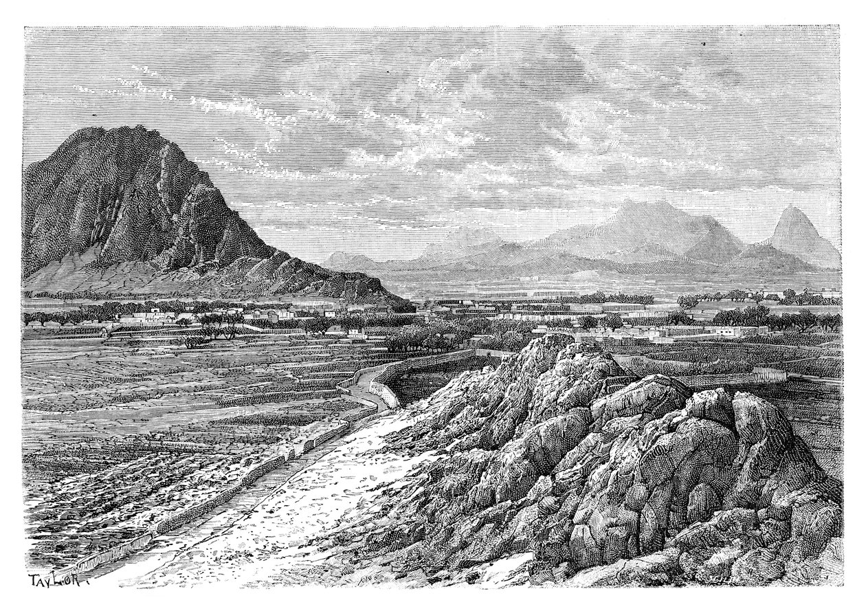 The Marsha Pass, North of Kandahar, Afghanistan, 1895 by Unbekannt