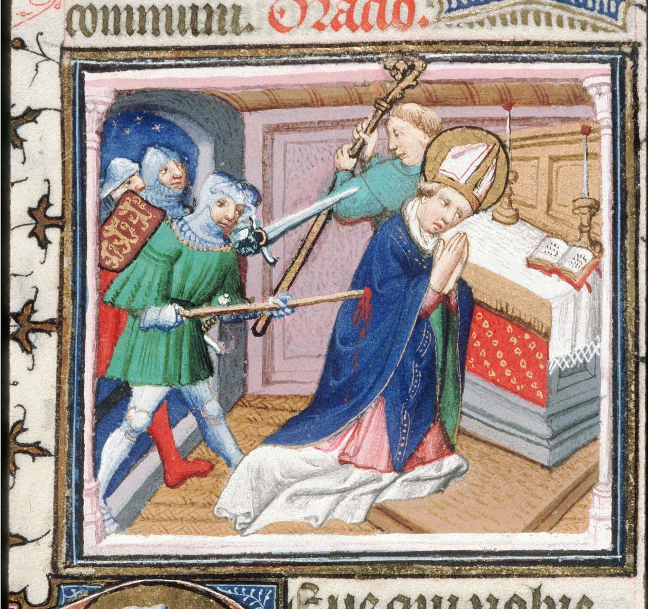 The Martyrdom of Saint Thomas Becket, 1460s by Unbekannt