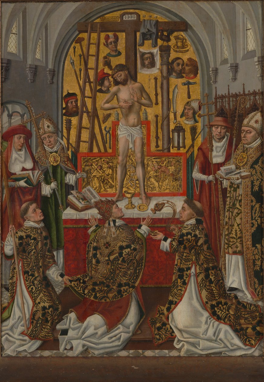 The Mass of Saint Gregory the Great, c. 1500 by Unbekannt