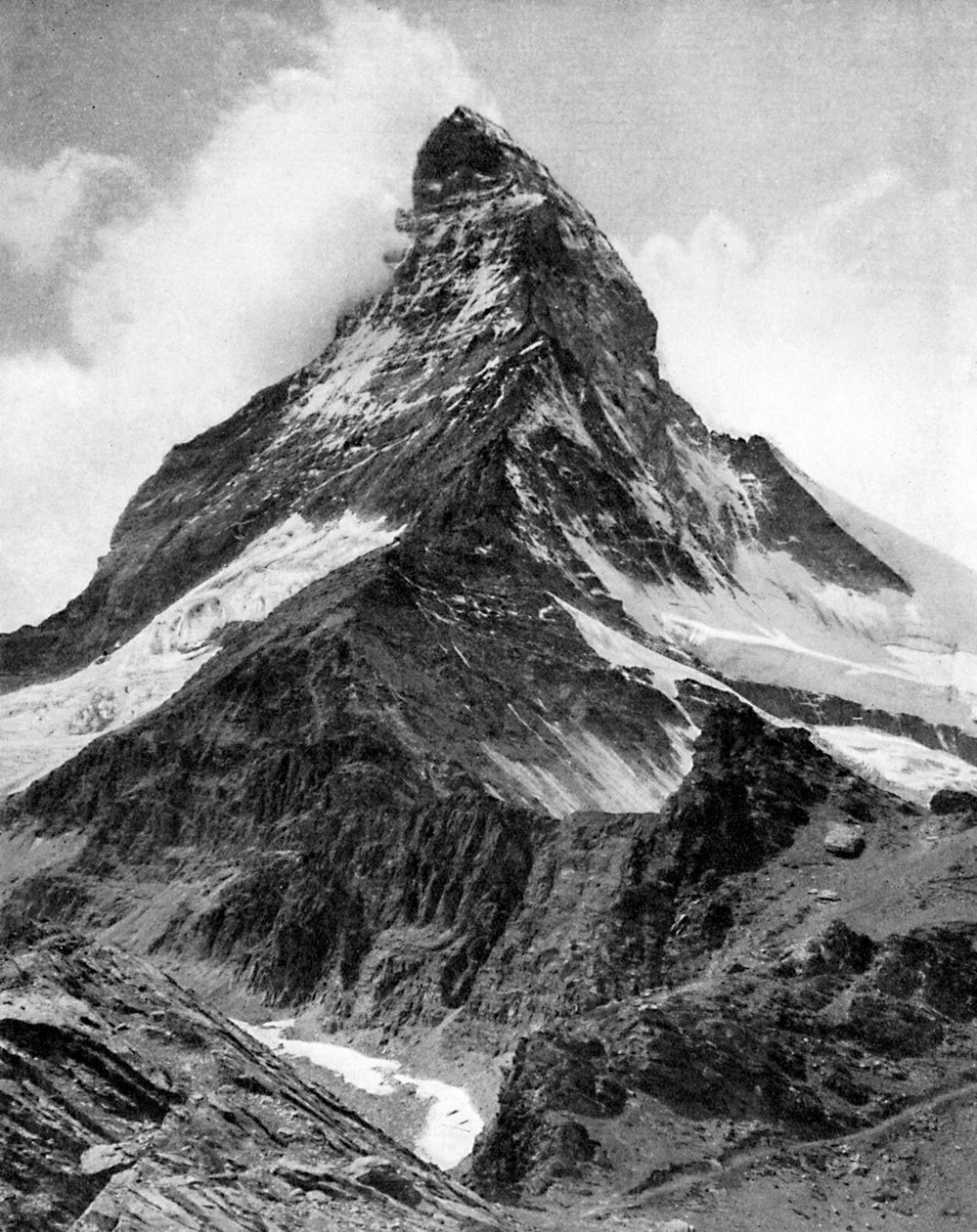 The Matterhorn, the Alps by Unbekannt