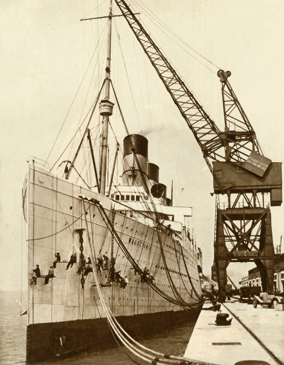 The Mauretania by Unbekannt