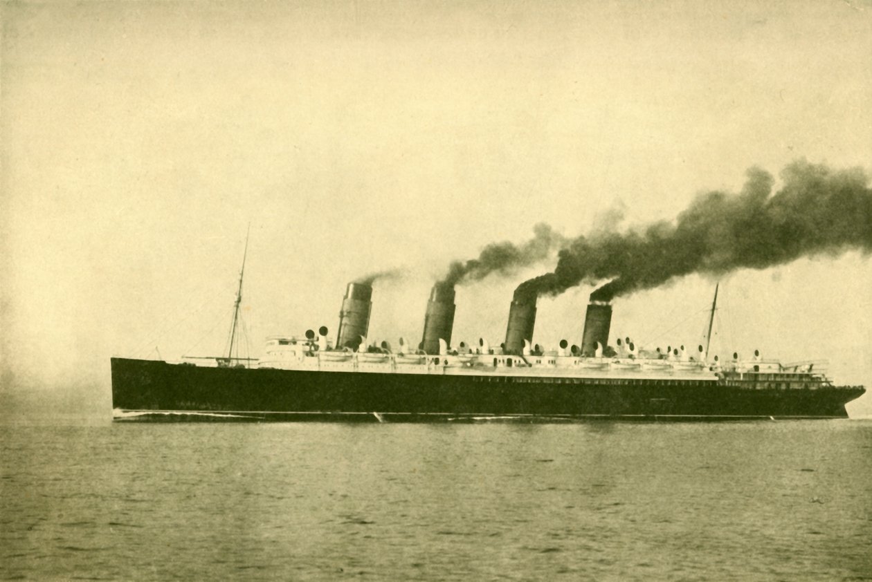The Mauretania Cunard Line, 30,696 Tons, c1930 by Unbekannt