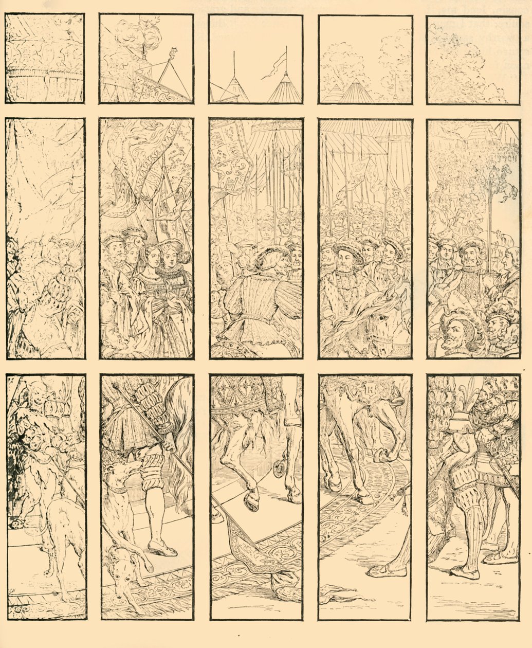 The Meeting of the Kings in the Golden Valley, 1883 by Unbekannt