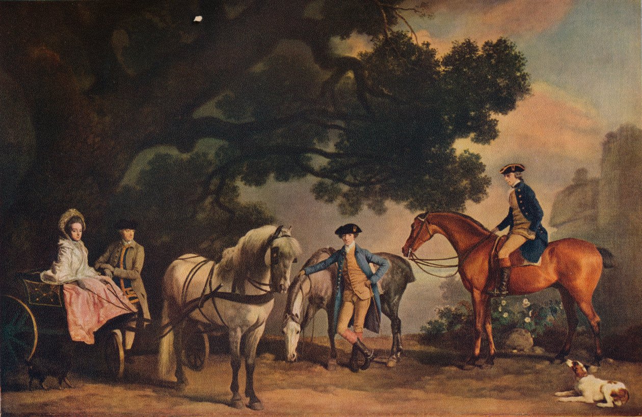 The Milbanke and Melbourne Families, c. 1796 by Unbekannt