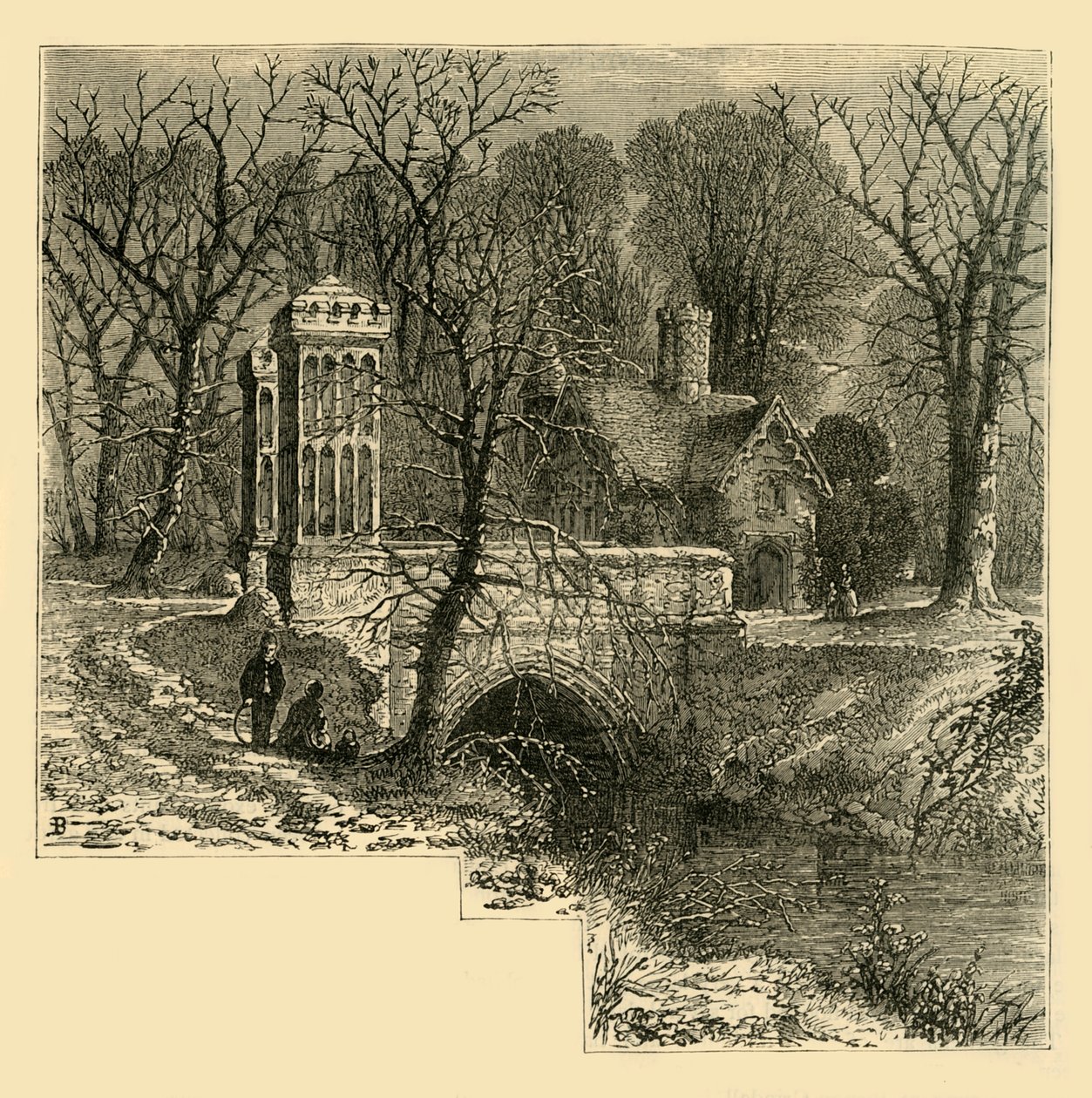 The Moat, Fulham Palace by Unbekannt