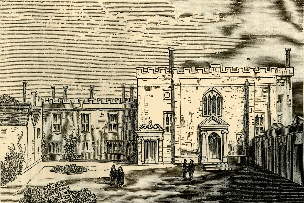 The Monastery of St. John of Jerusalem, Clerkenwell - The Chapel from the South, c1872 by Unbekannt