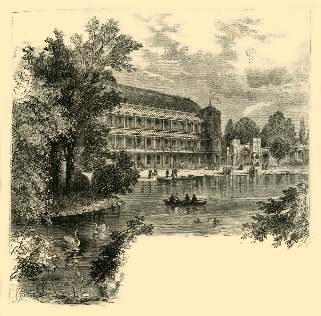The Music Hall, Surrey Gardens, c1878 by Unbekannt
