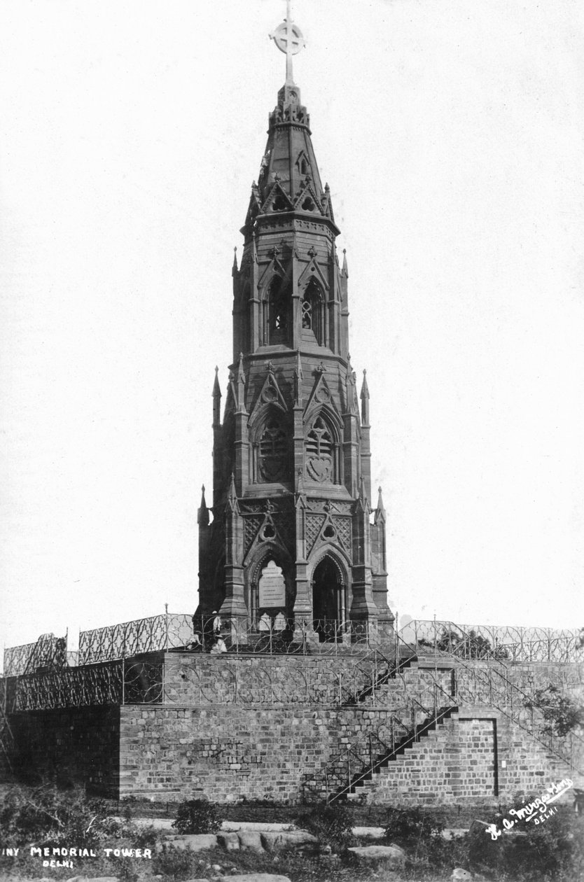 The Mutiny Memorial Tower, Delhi, India by Unbekannt