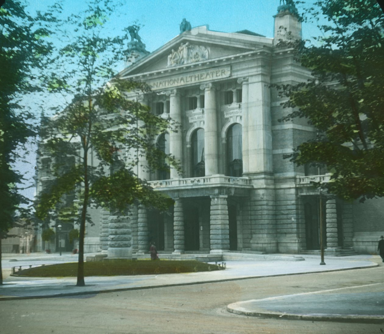 The National Theatre, Christiania, Oslo, Norway, late 19th-early 20th century by Unbekannt