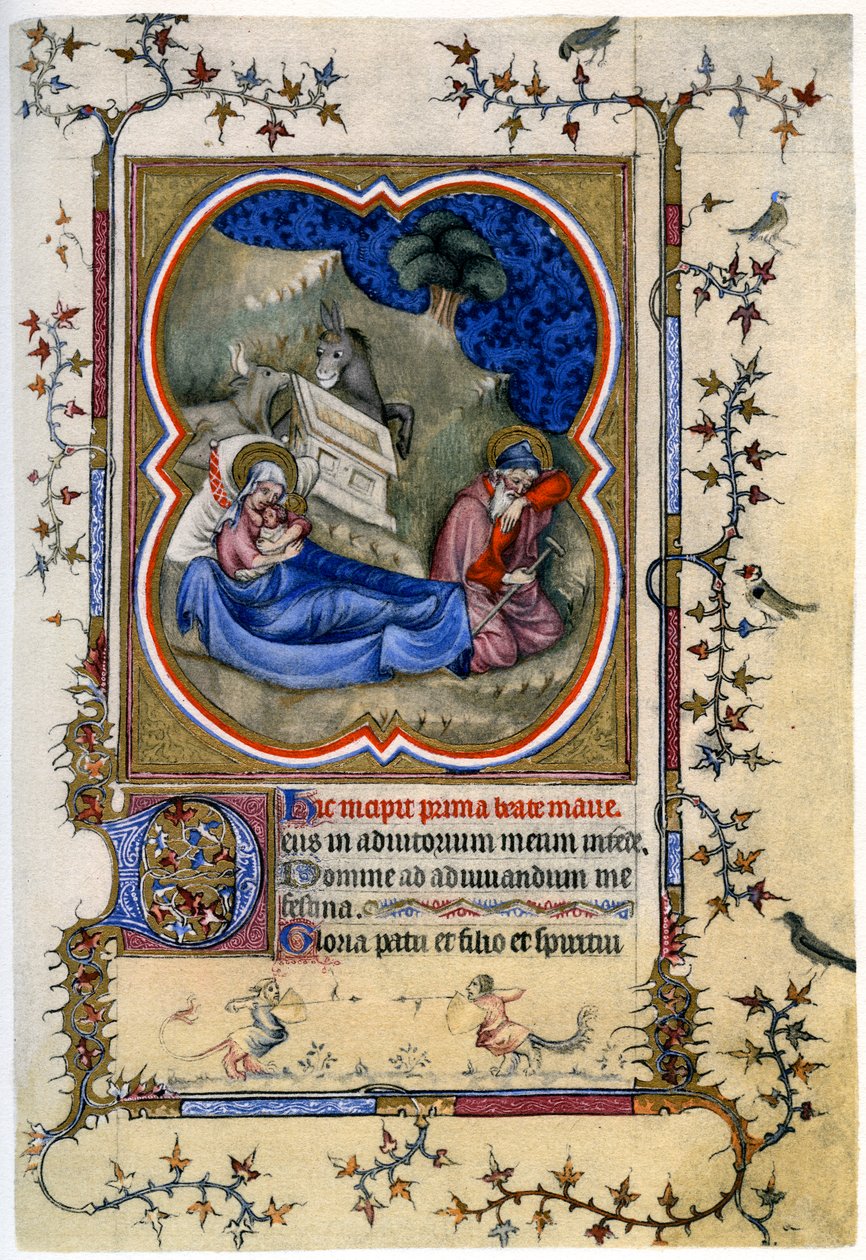 The Nativity, from a Book of Hours and Missal by Unbekannt