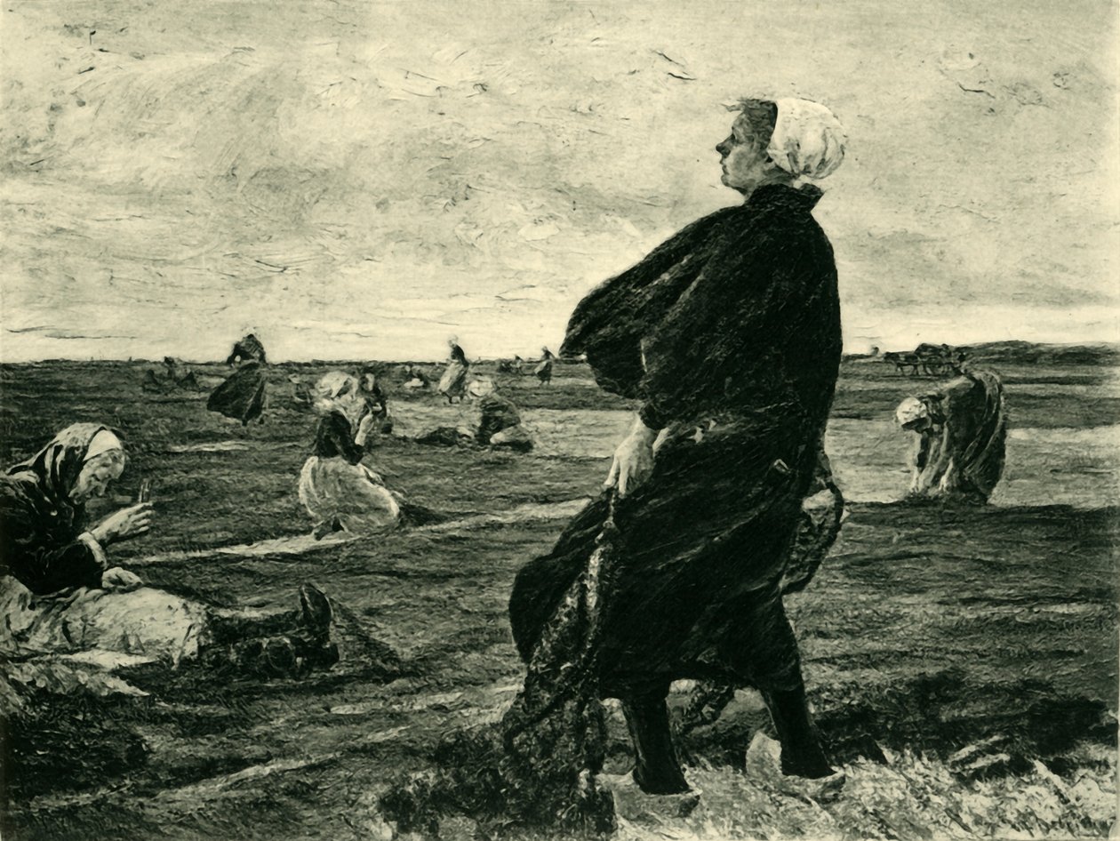 The Net-Menders, 1887-1889 by Unbekannt