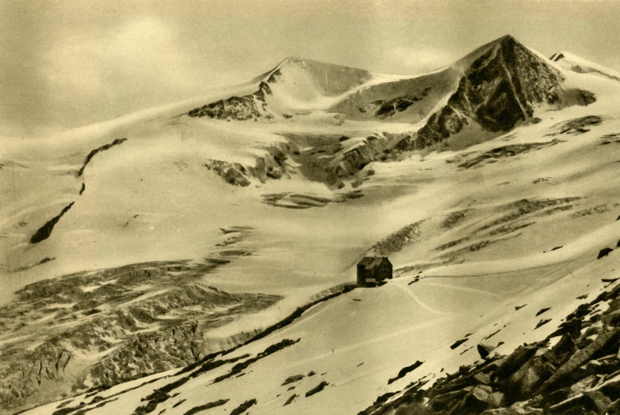 The Neue Prager Hütte, Großvenediger mountain, Tyrol, Austria, c1935 by Unbekannt