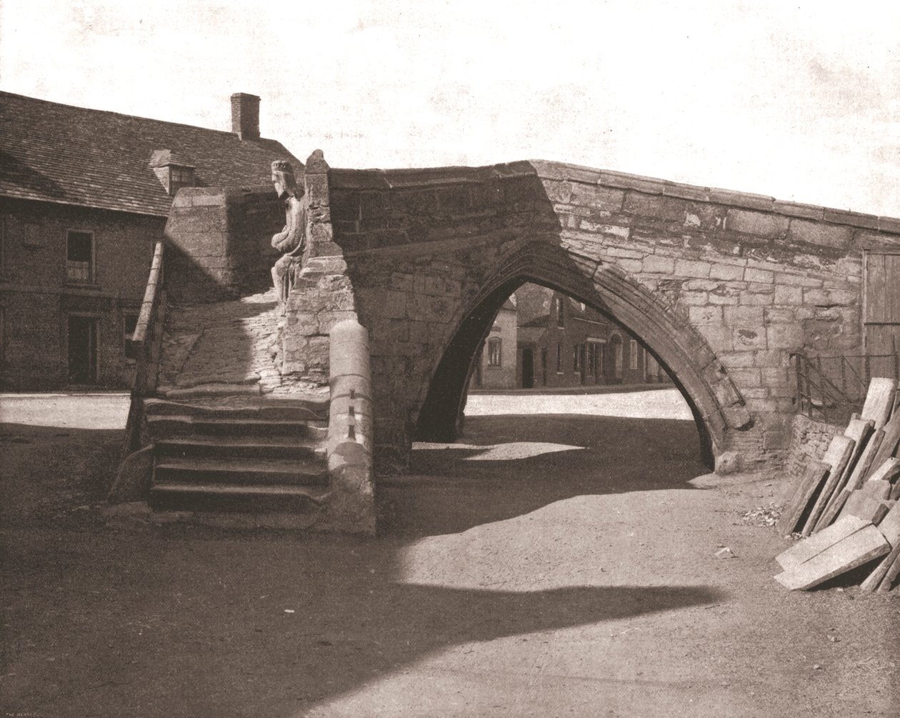 The Old Bridge at Croyland, Lincolnshire by Unbekannt
