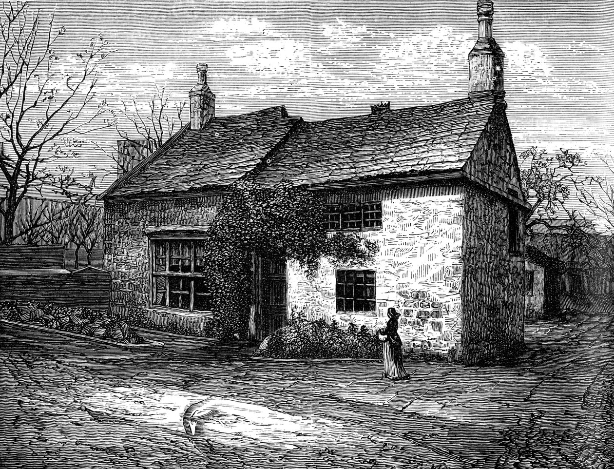 The Old Manor-House, Morley, Leeds, West Yorkshire, Birthplace of Sir Titus Salt, c1880 by Unbekannt