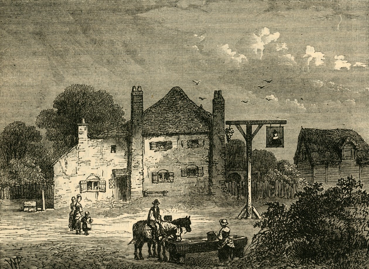 The Old Mother Red Cap, in 1746 by Unbekannt