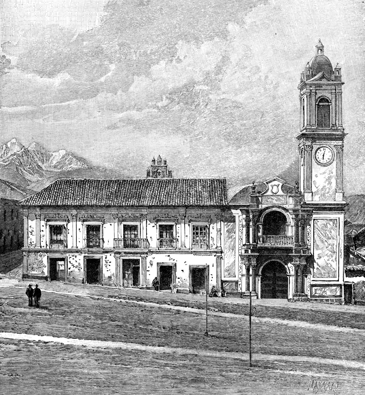 The Palace of Congress, La Paz, Bolivia, 1895 by Unbekannt