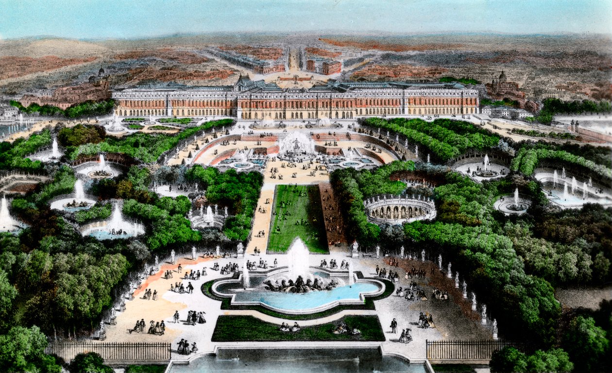 The Palace of Versailles, Paris, France by Unbekannt