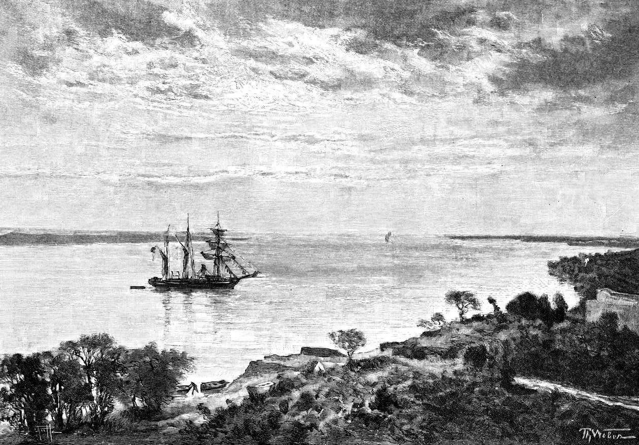 The Parana River, South America, 1895 by Unbekannt