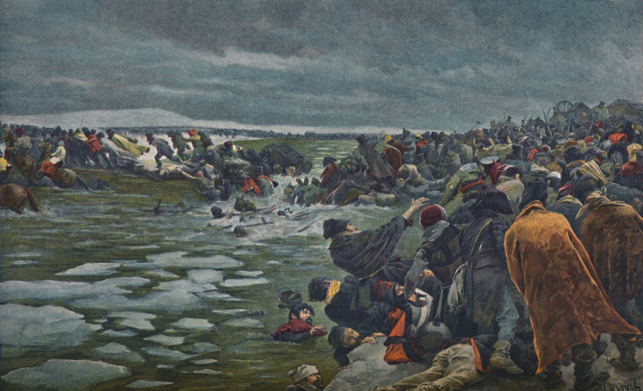 The Passage of the Beresina, November 1812, 1896 by Unbekannt