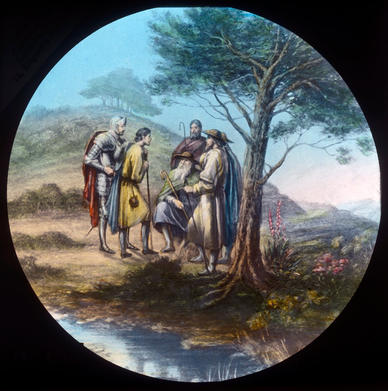 The Pilgrim welcomed by Unbekannt