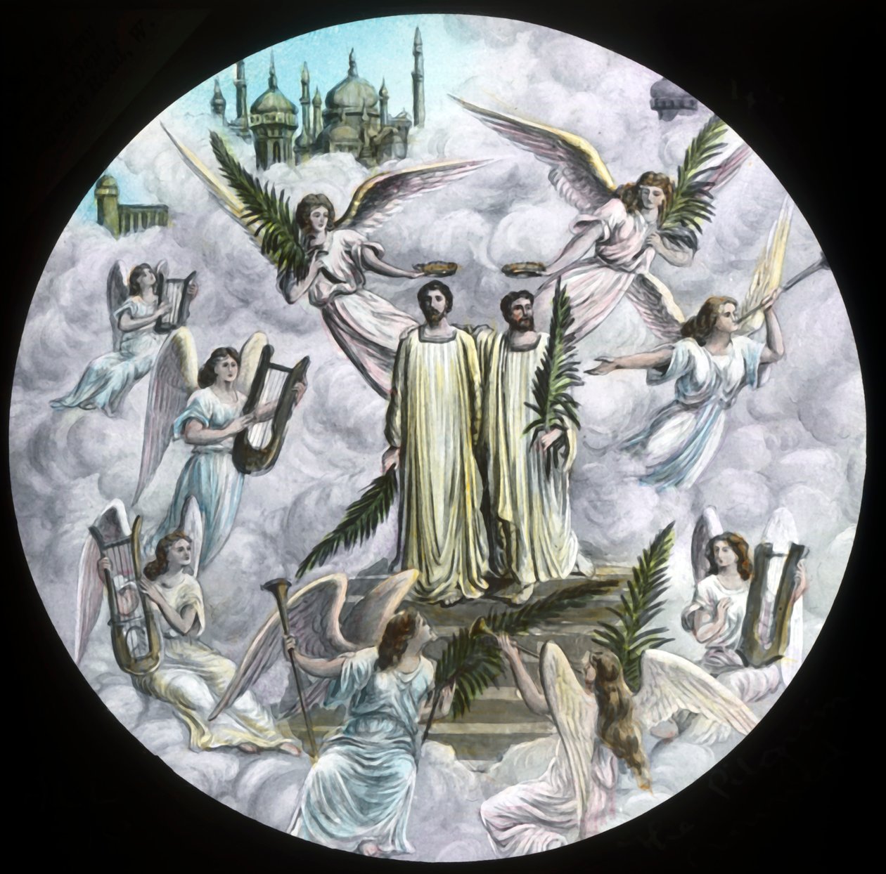The Pilgrims crowned by Unbekannt
