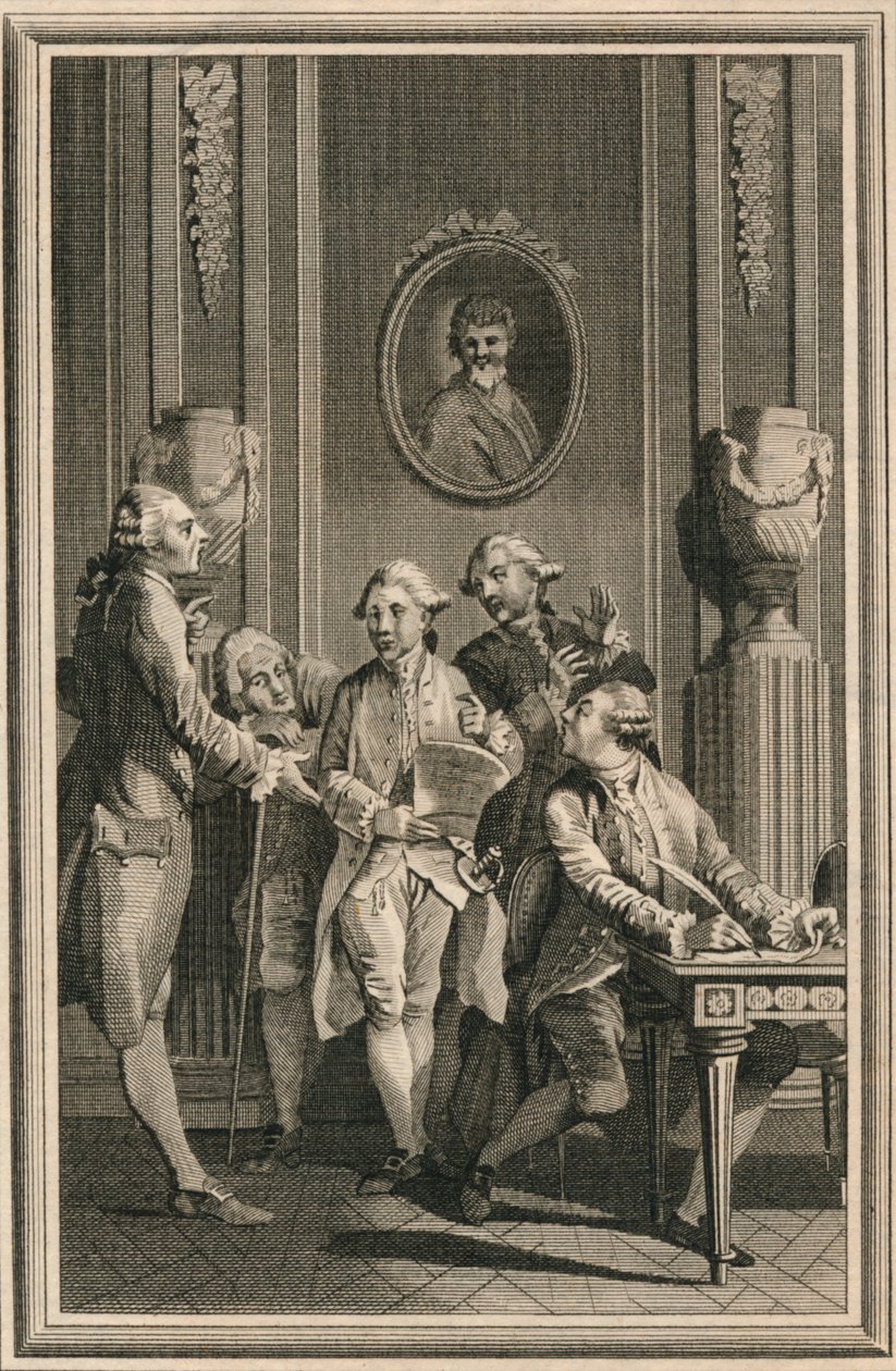 The Politicians, 18th century by Unbekannt