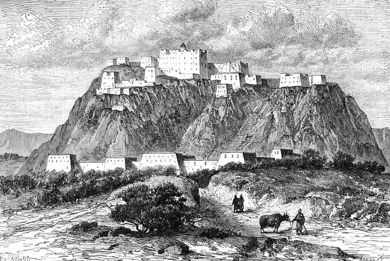 The Potala Palace in Lhasa, Tibet by Unbekannt