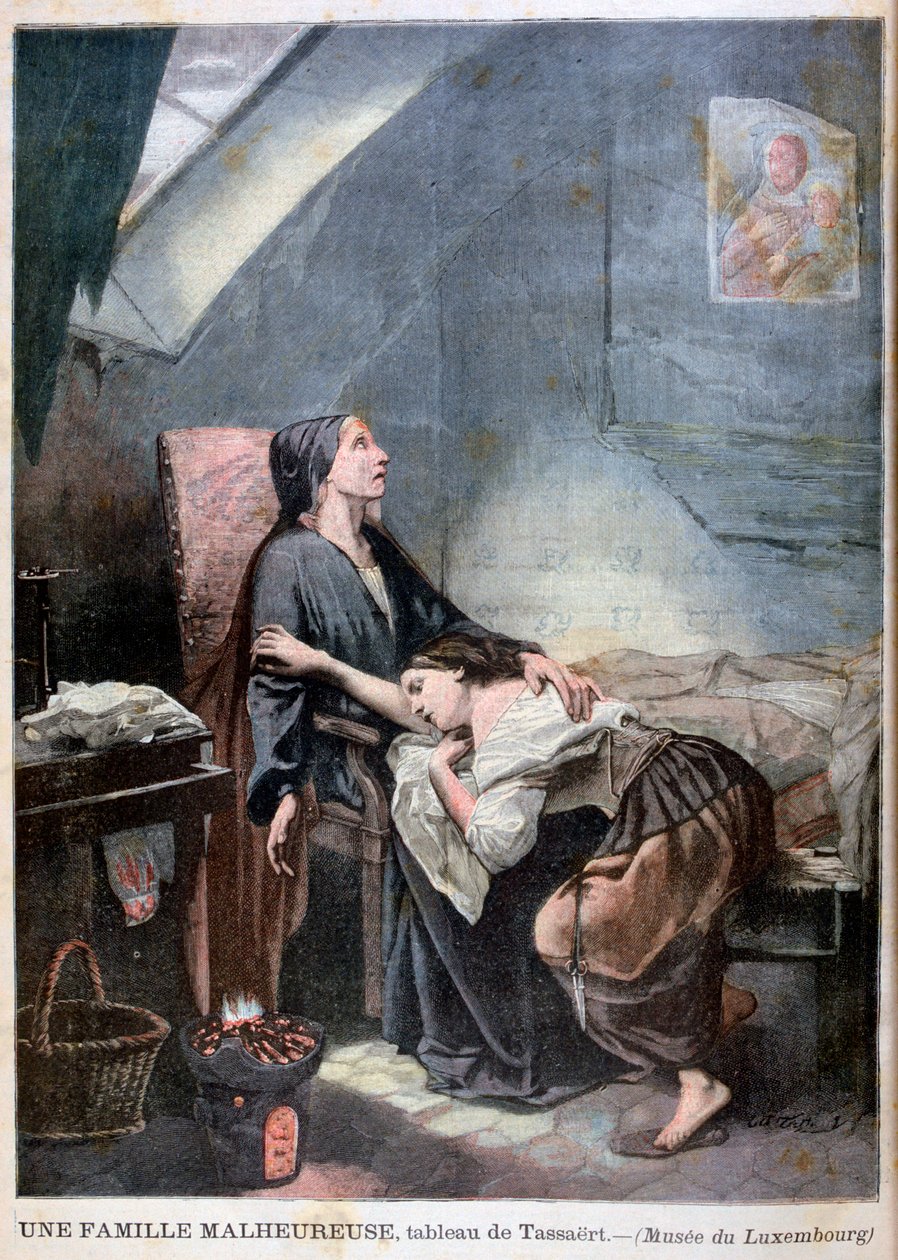The Poverty-Stricken Family, or The Suicide by Unbekannt
