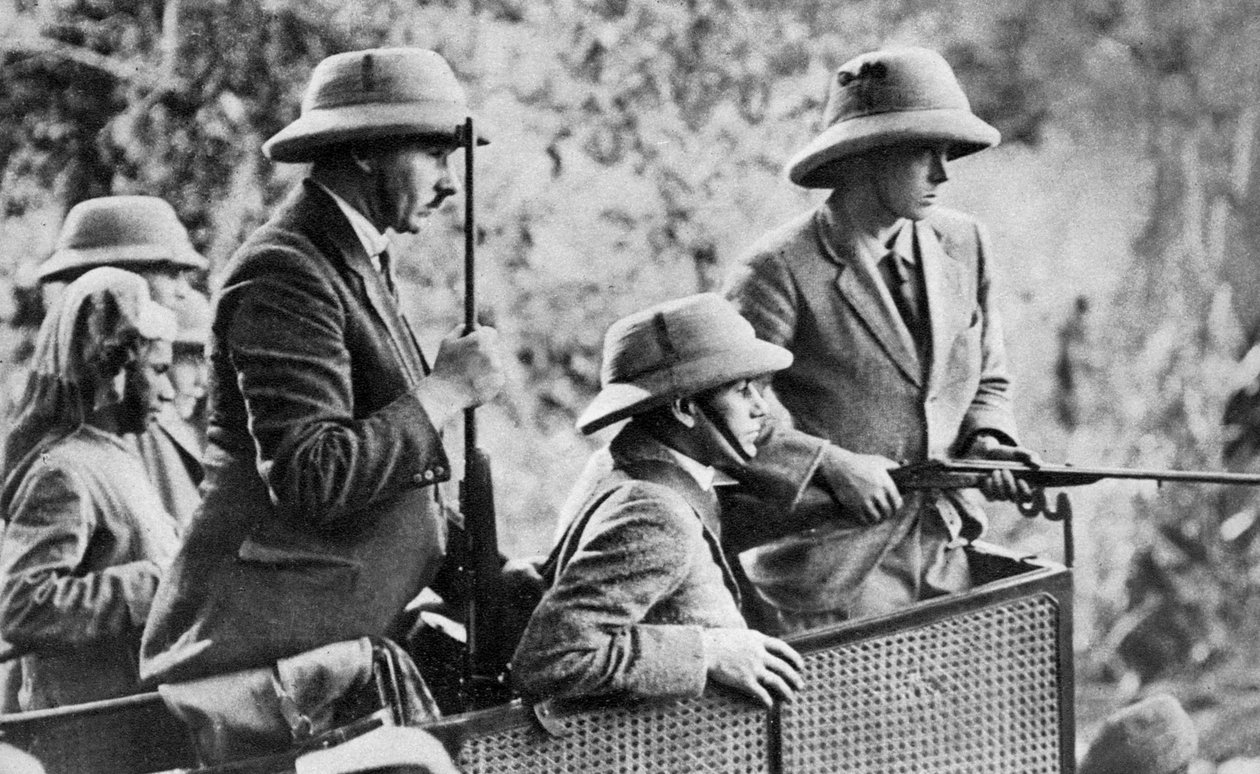 The Prince of Wales Tiger Shooting in Nepal, the Indian Tour, 1921 by Unbekannt