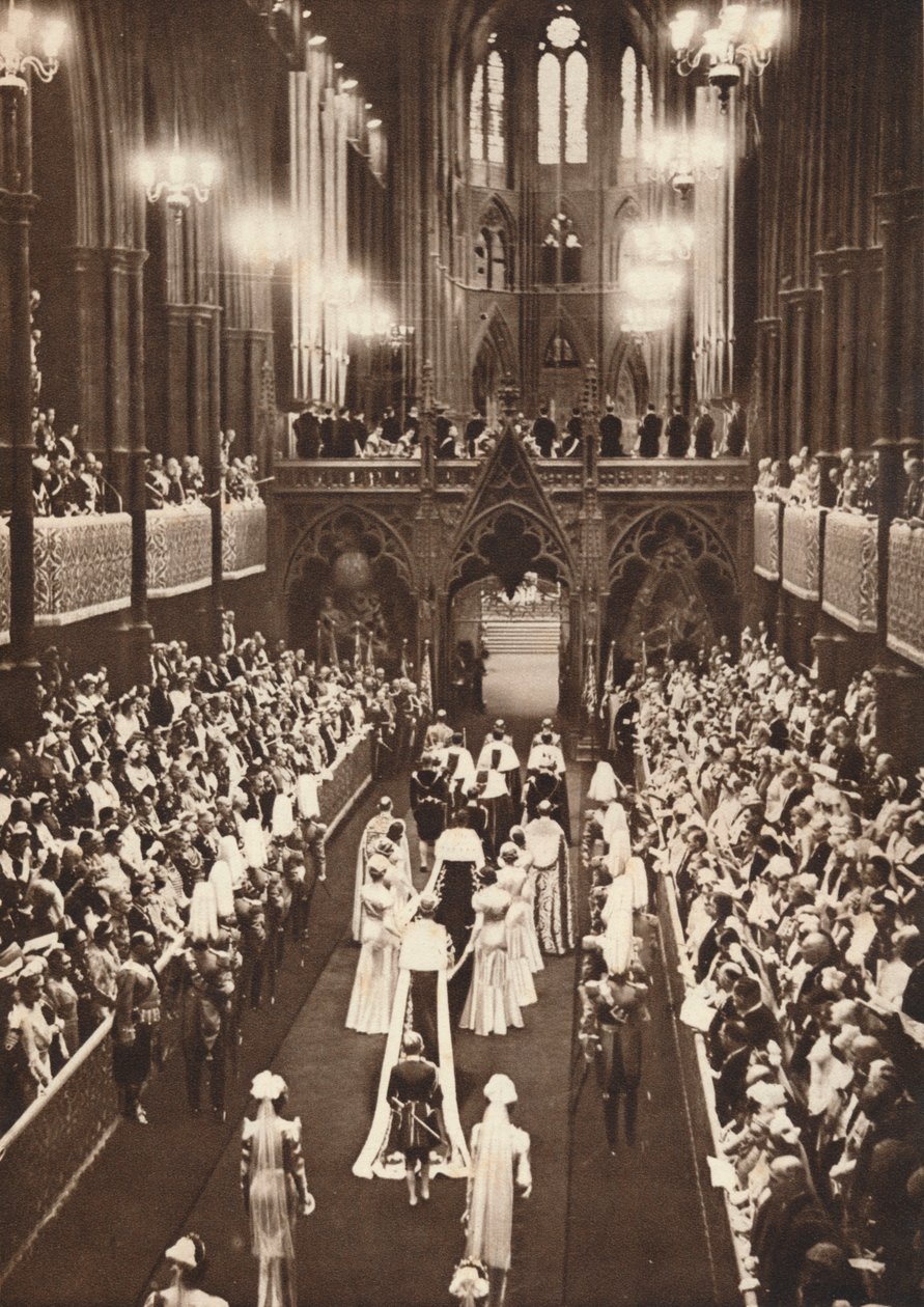 The Procession Into The Abbey by Unbekannt