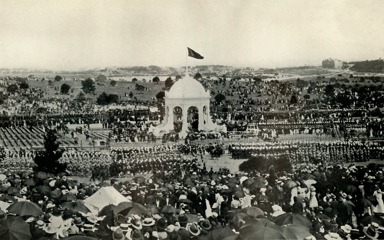 The Proclamation of the Commonwealth of Australia at Sydney on January 1st, 1901, c1930 by Unbekannt