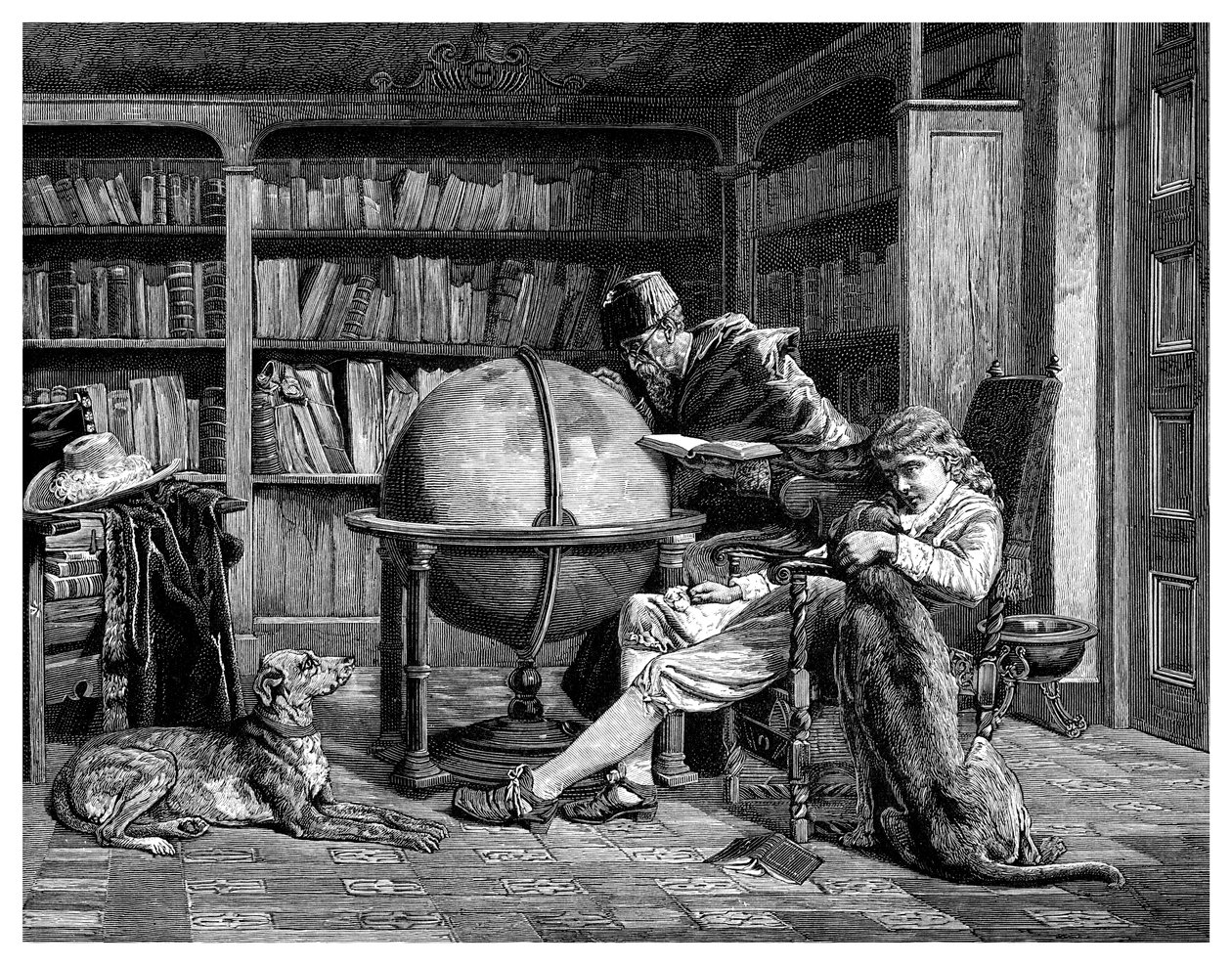 The Professor and His Pupil by Unbekannt