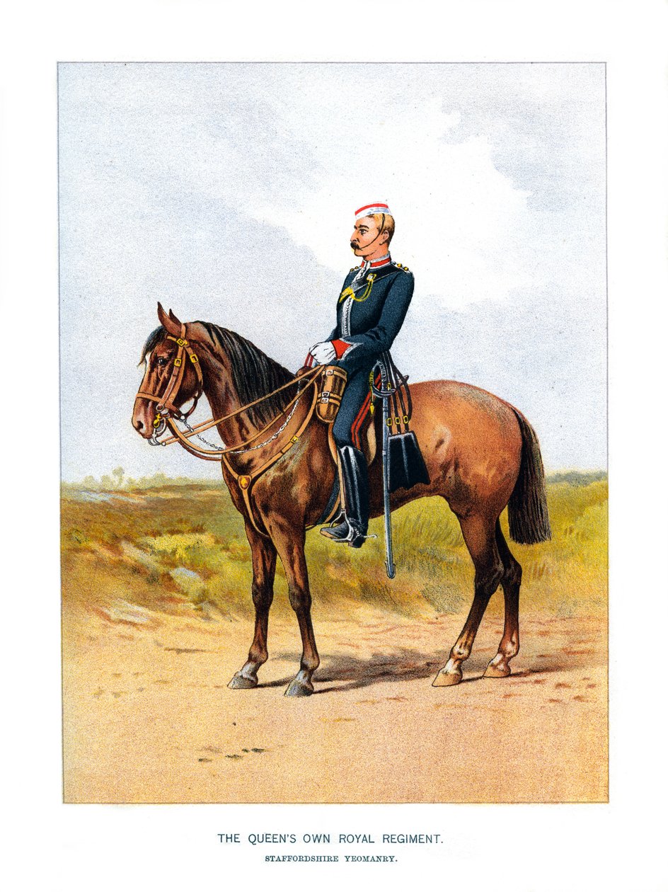 The Queens Own Royal Regiment, Staffordshire Yeomanry by Unbekannt