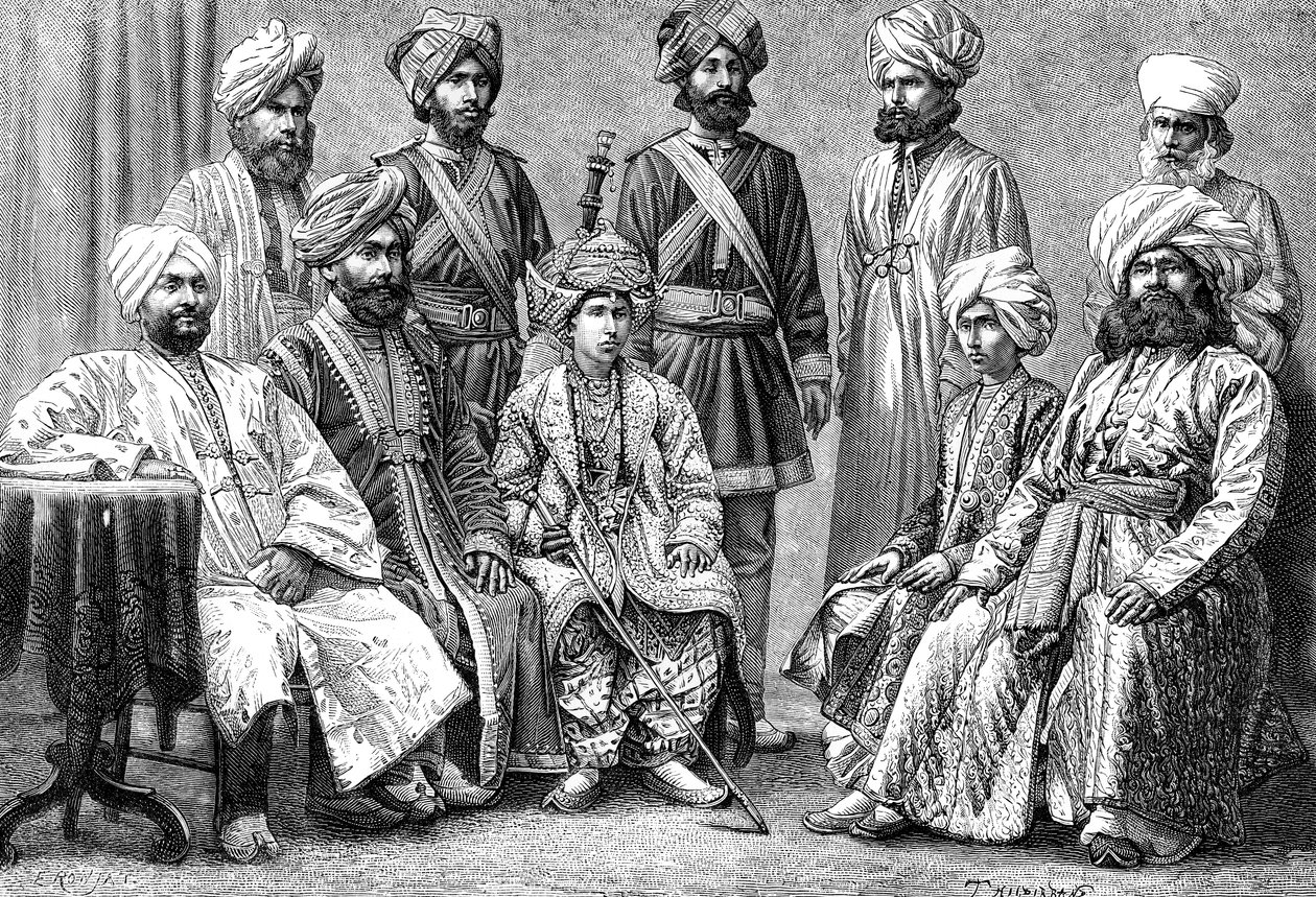 The Raja of Bahawalpur and his Court by Unbekannt