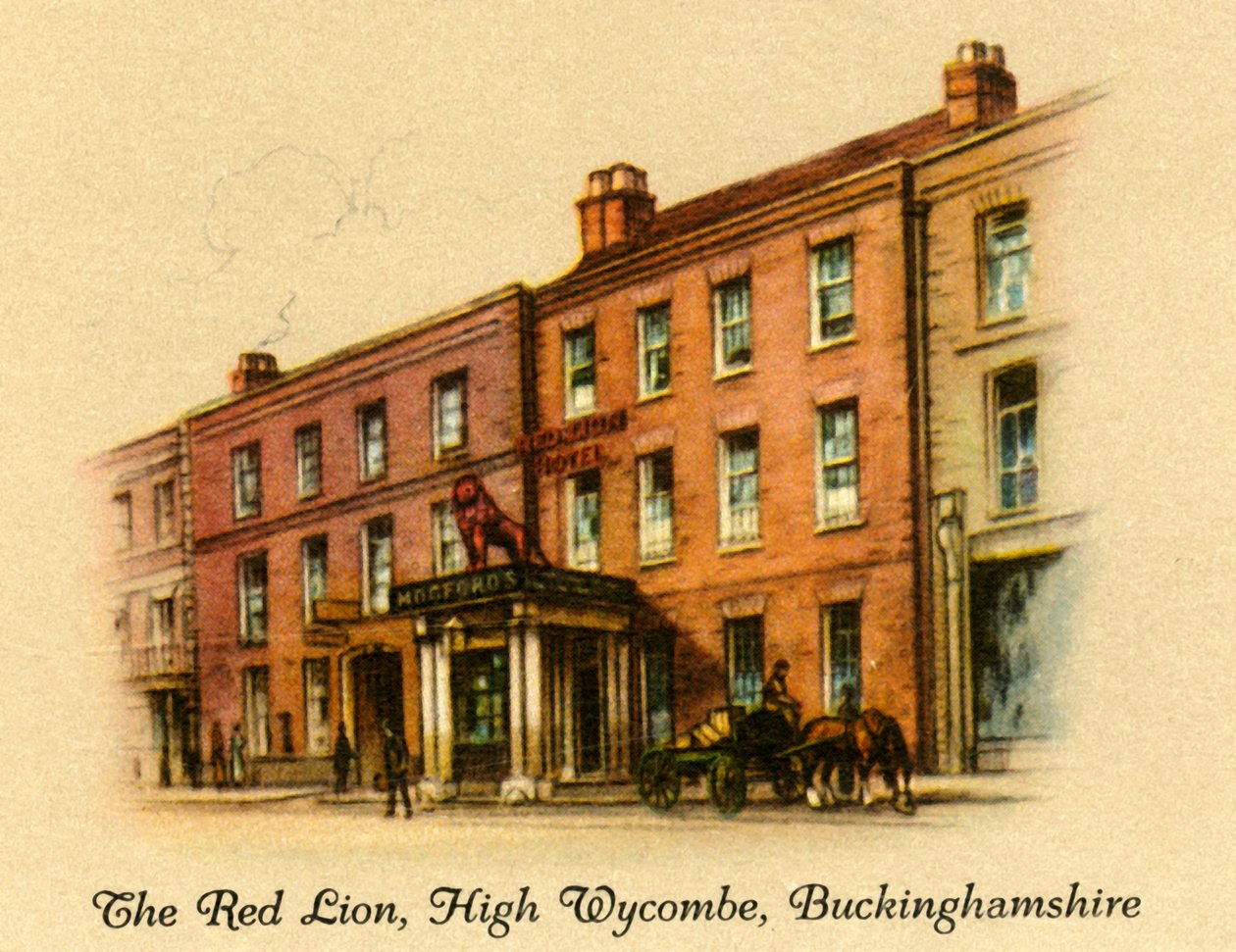 The Red Lion, High Wycombe, Buckinghamshire, 1936 by Unbekannt