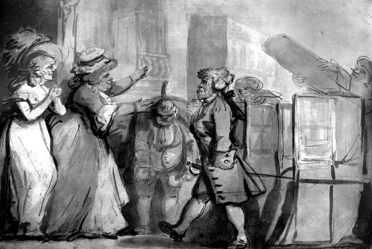 The Return from St James After the Honour of Knighthood by Unbekannt