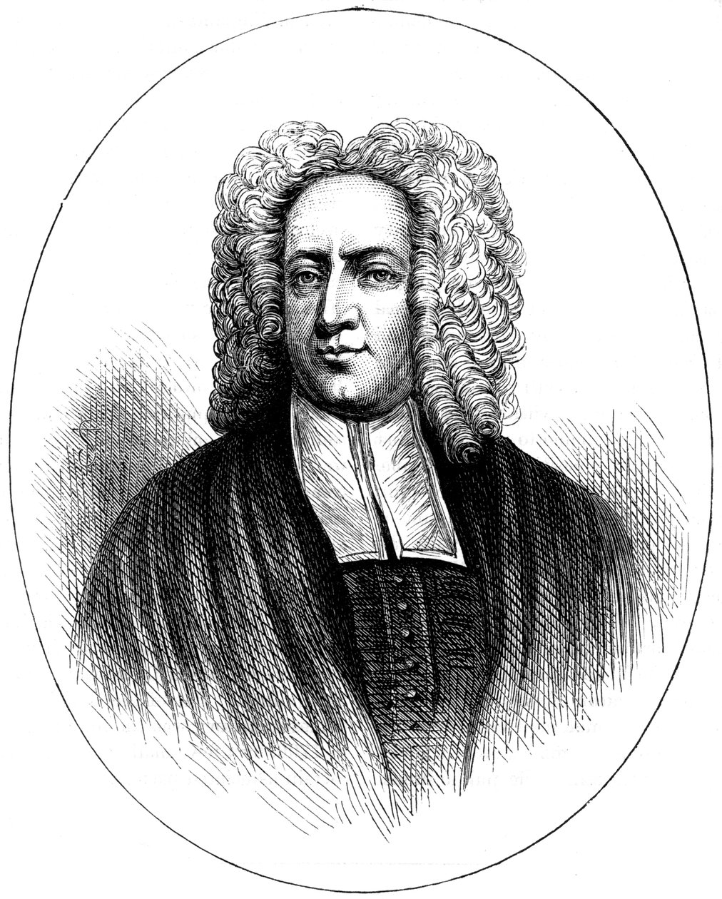 The Reverend Cotton Mather, late 17th or early 18th century by Unbekannt