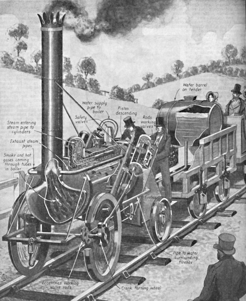 The Rocket Astonishes Everyone by Unbekannt: Fine art print