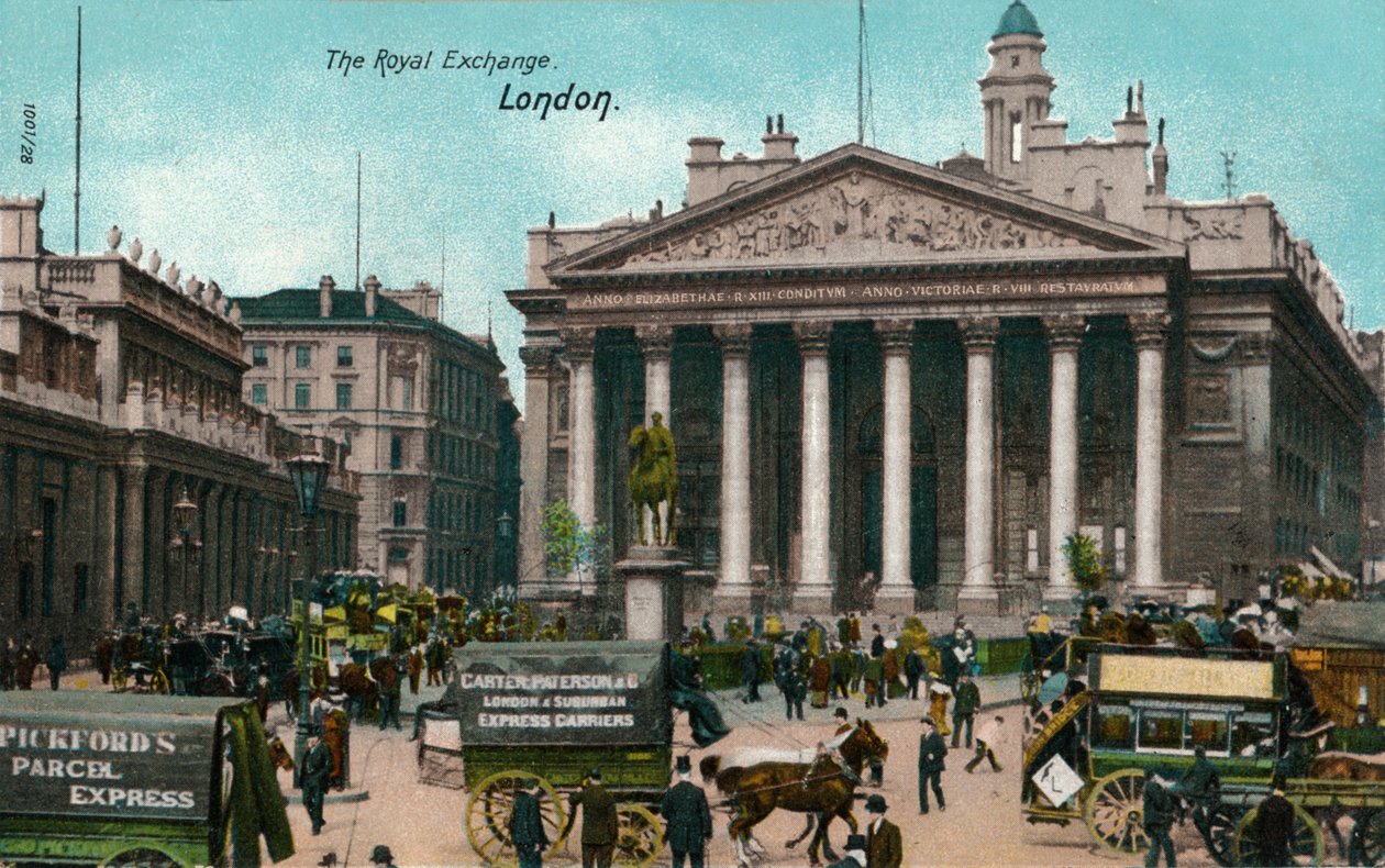 The Royal Exchange, London by Unbekannt