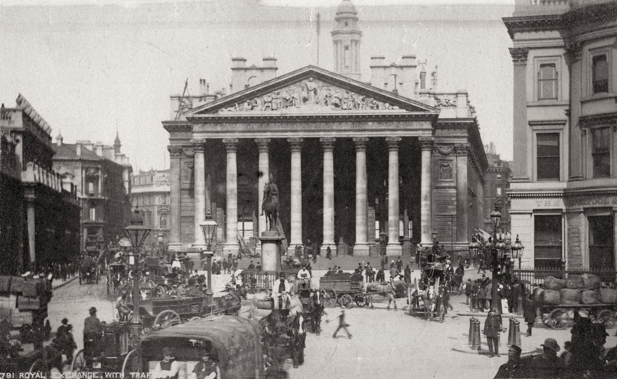 The Royal Exchange, London by Unbekannt