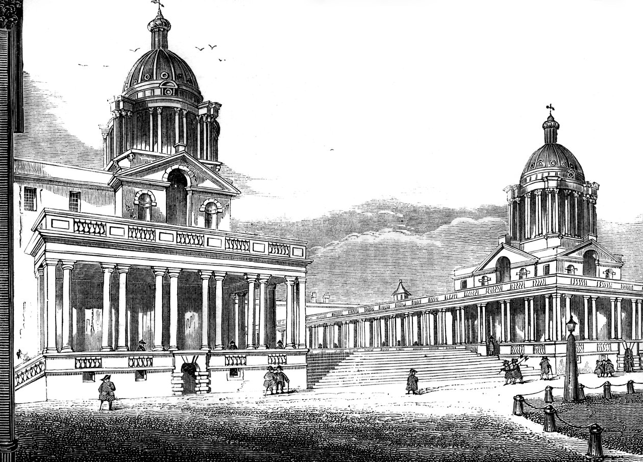 The Royal Hospital, Greenwich, London by Unbekannt