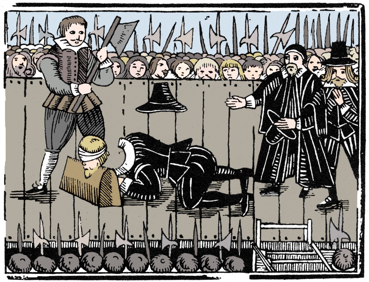 The Royal Martyrdom, from a ballad of 1648 by Unbekannt