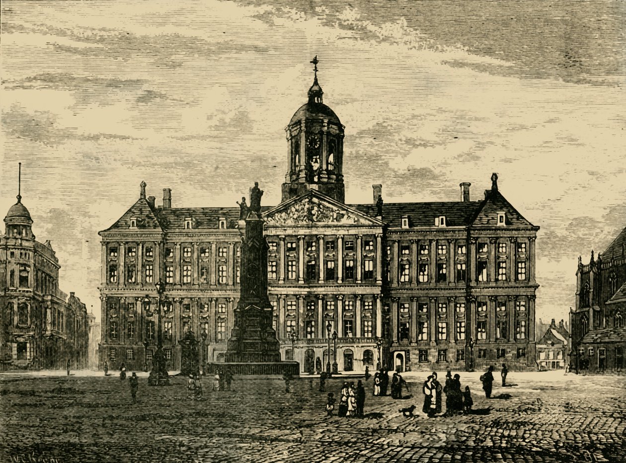 The Royal Palace, Amsterdam by Unbekannt