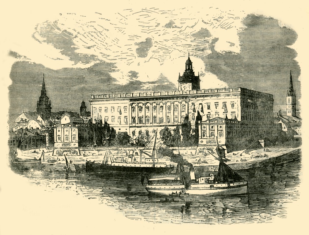 The Royal Palace, Stockholm, 1890 by Unbekannt
