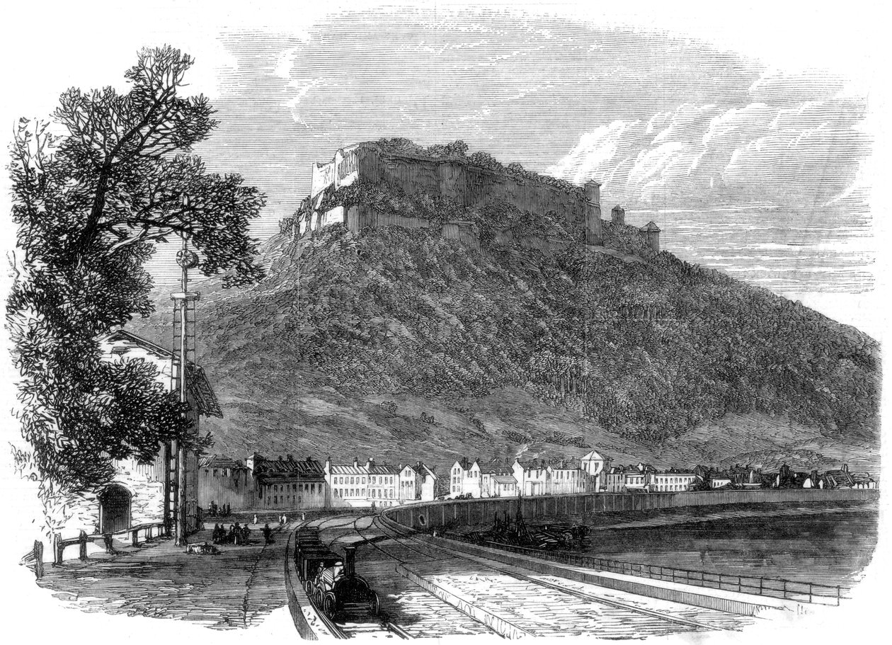The Saxon Fortress of Königstein, on the River Elbe, near Dresden, Germany by Unbekannt